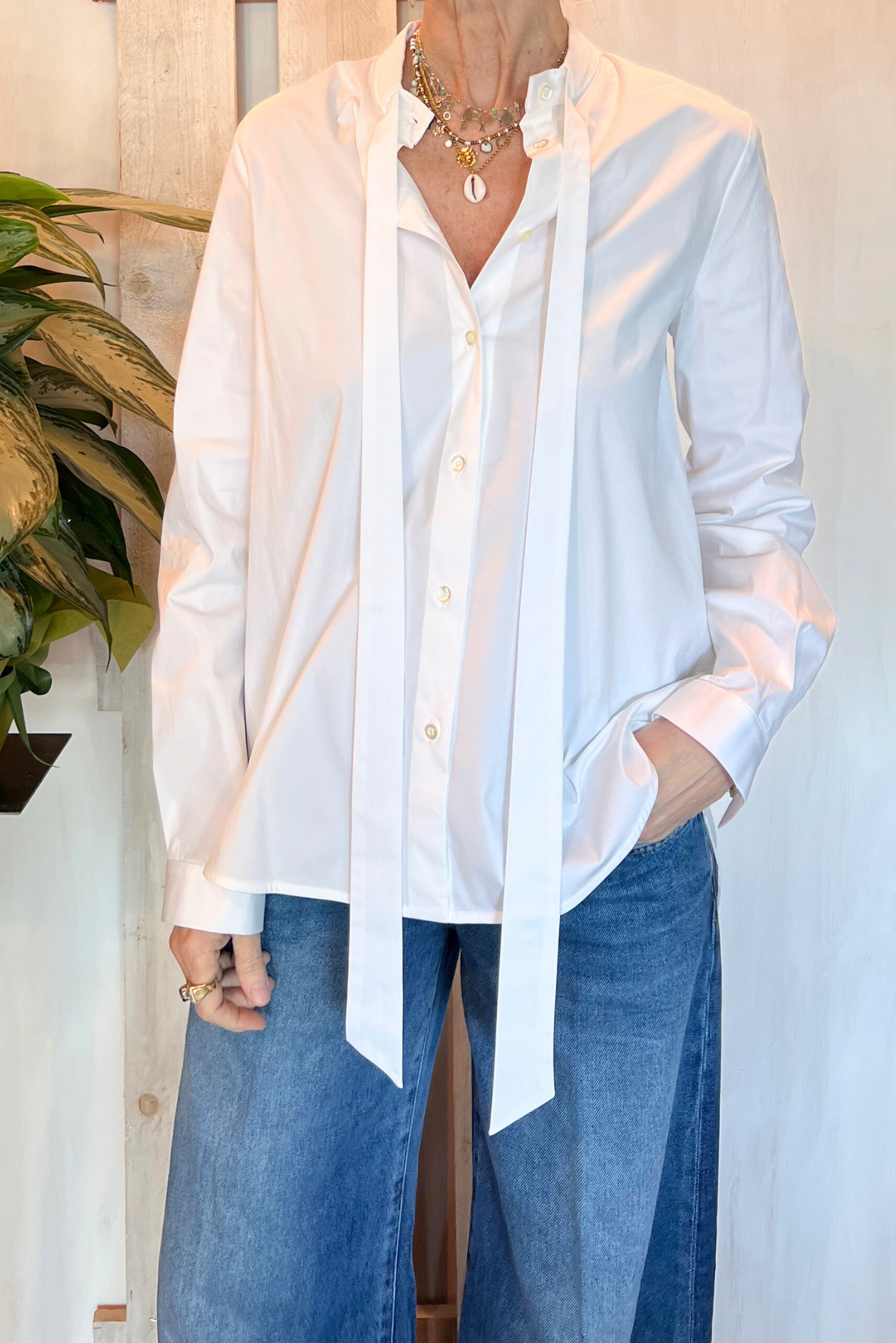 Camicia con cravattino