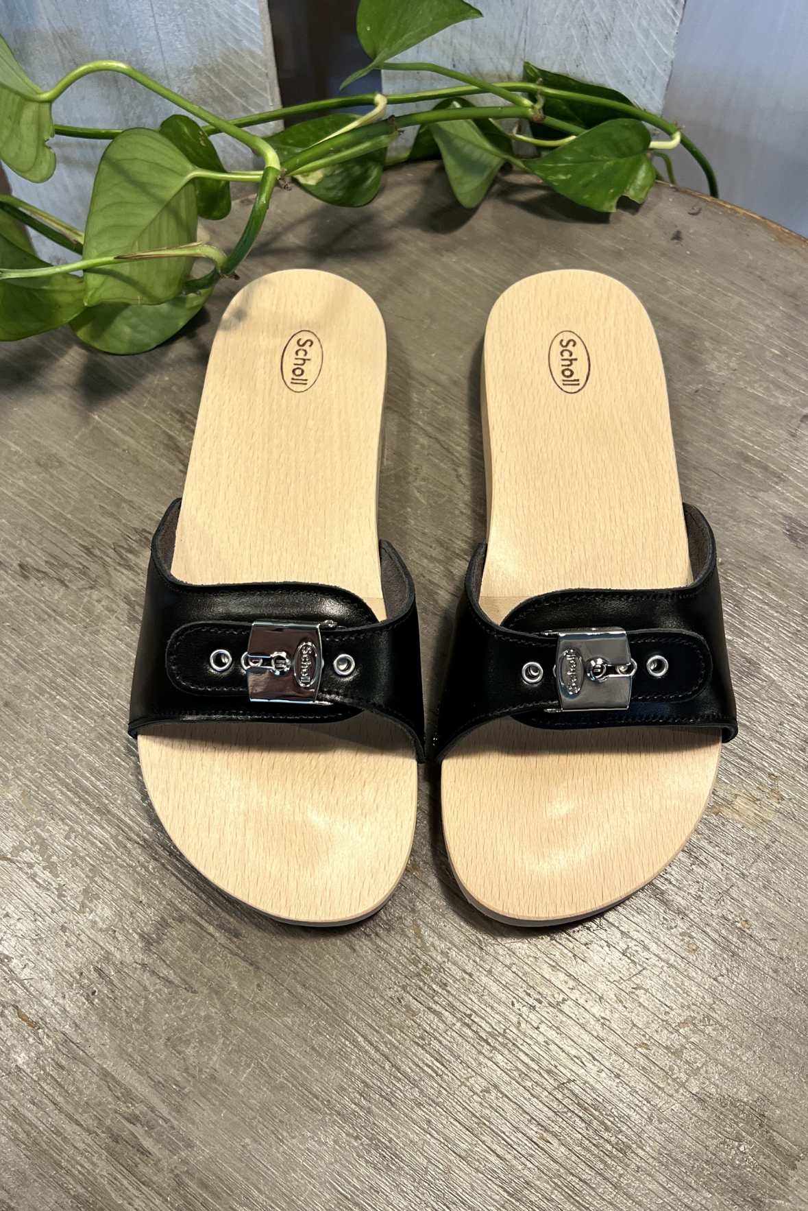 Zoccolo in pelle