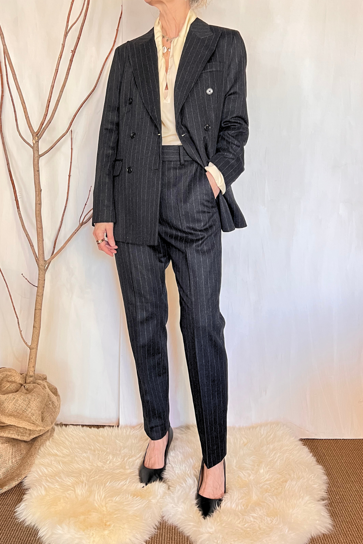 Pantalone gessato