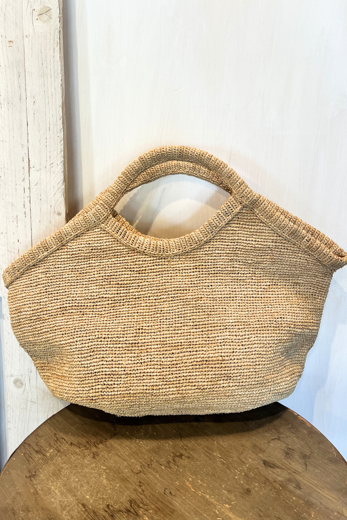 Shopper in rafia