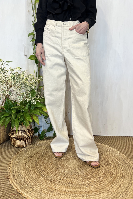 Jeans loose cimosato