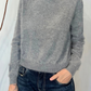 Maglia in cashmere peloso