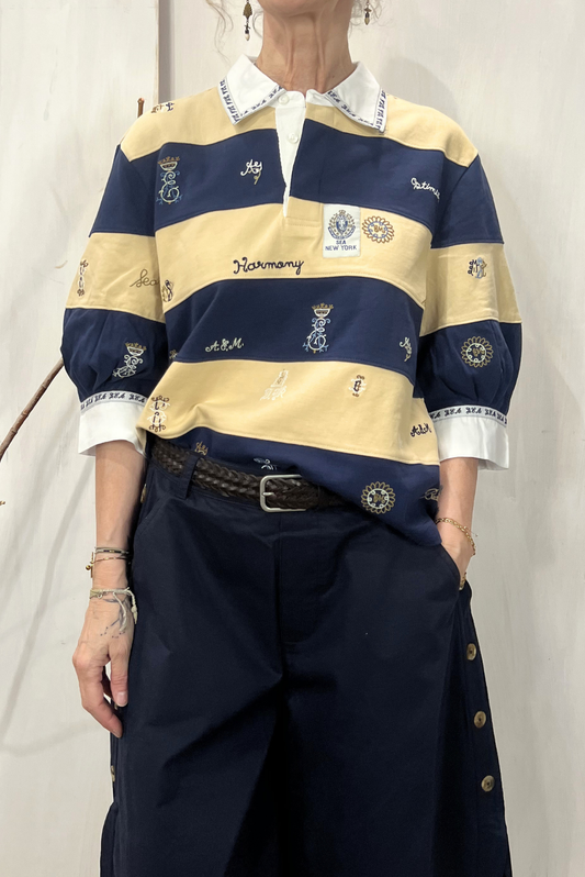Polo Rugby con ricami
