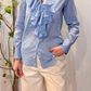 Camicia con rouches