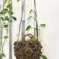 Borsa Coral in rafia