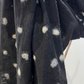 Sciarpa in lana con ricami a pois