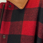 Cappotto Barn in misto lana a quadri