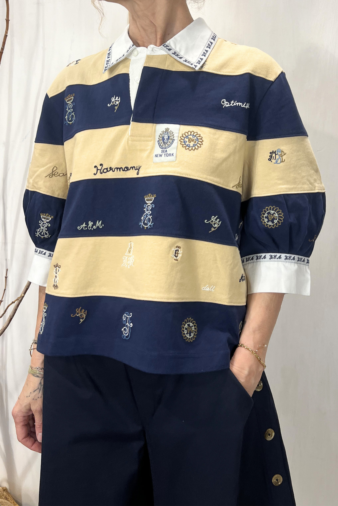Polo Rugby con ricami