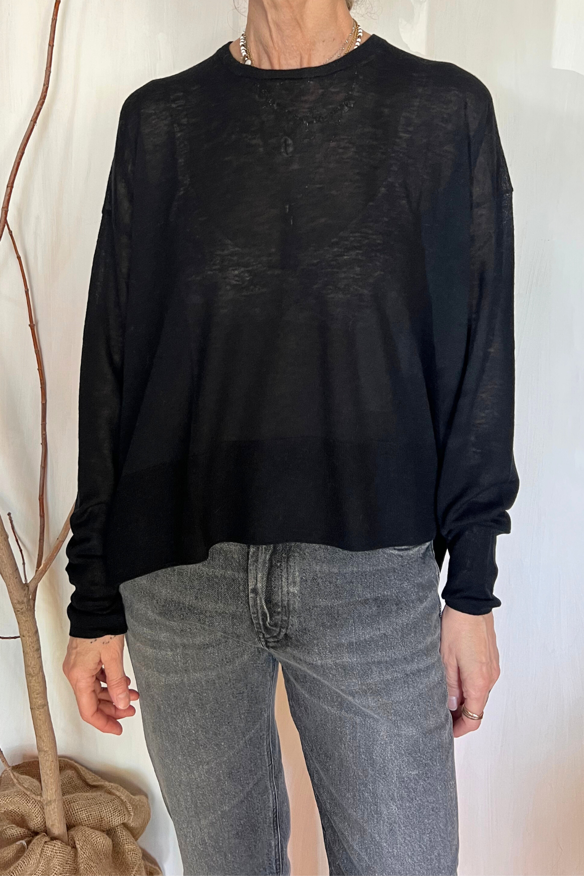 Maglia boxy in lana