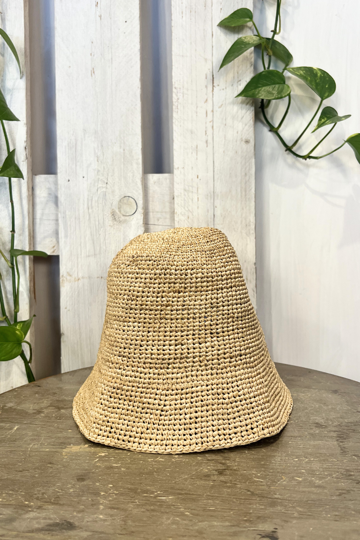 Cloche in rafia
