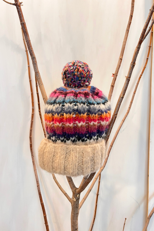 Berretta Pompon in alpaca