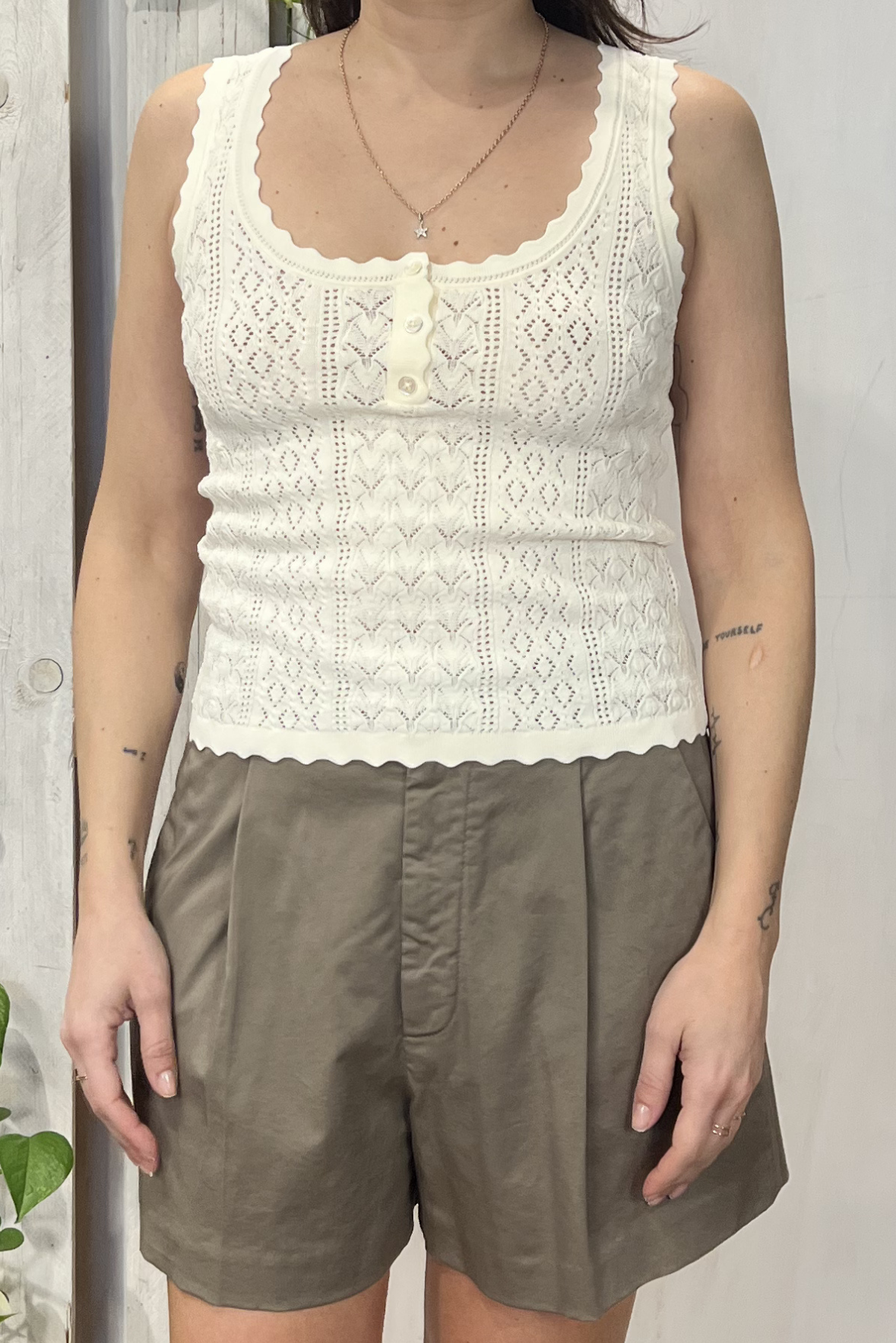 Top in maglia tricot