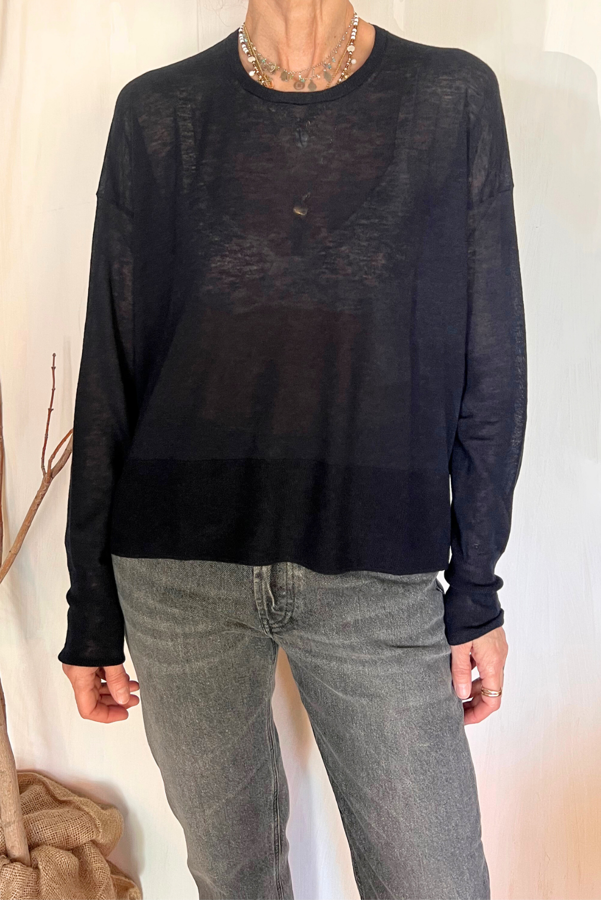 Maglia boxy in lana