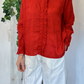 Camicia con ruches