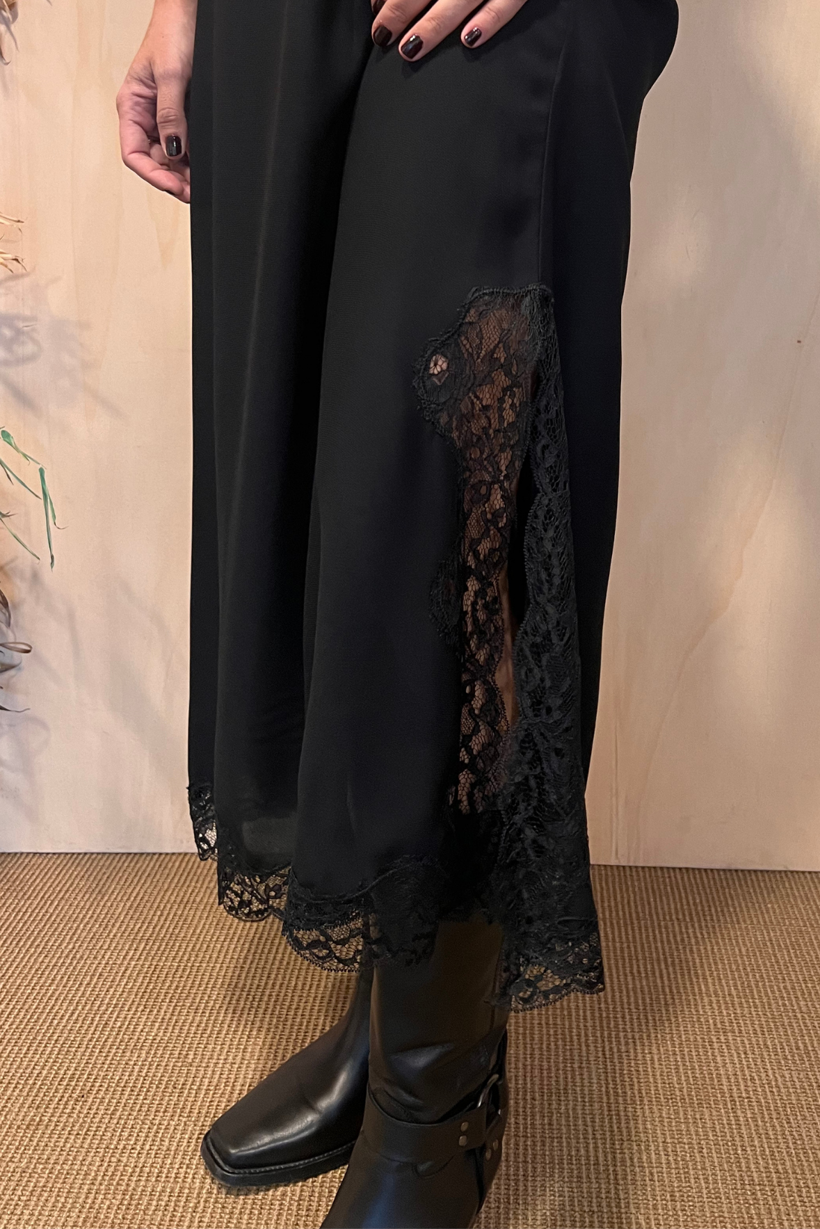 Abito sottoveste con pizzo