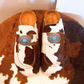 Mules maculata con turchese