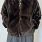 Bomber in ecopelliccia