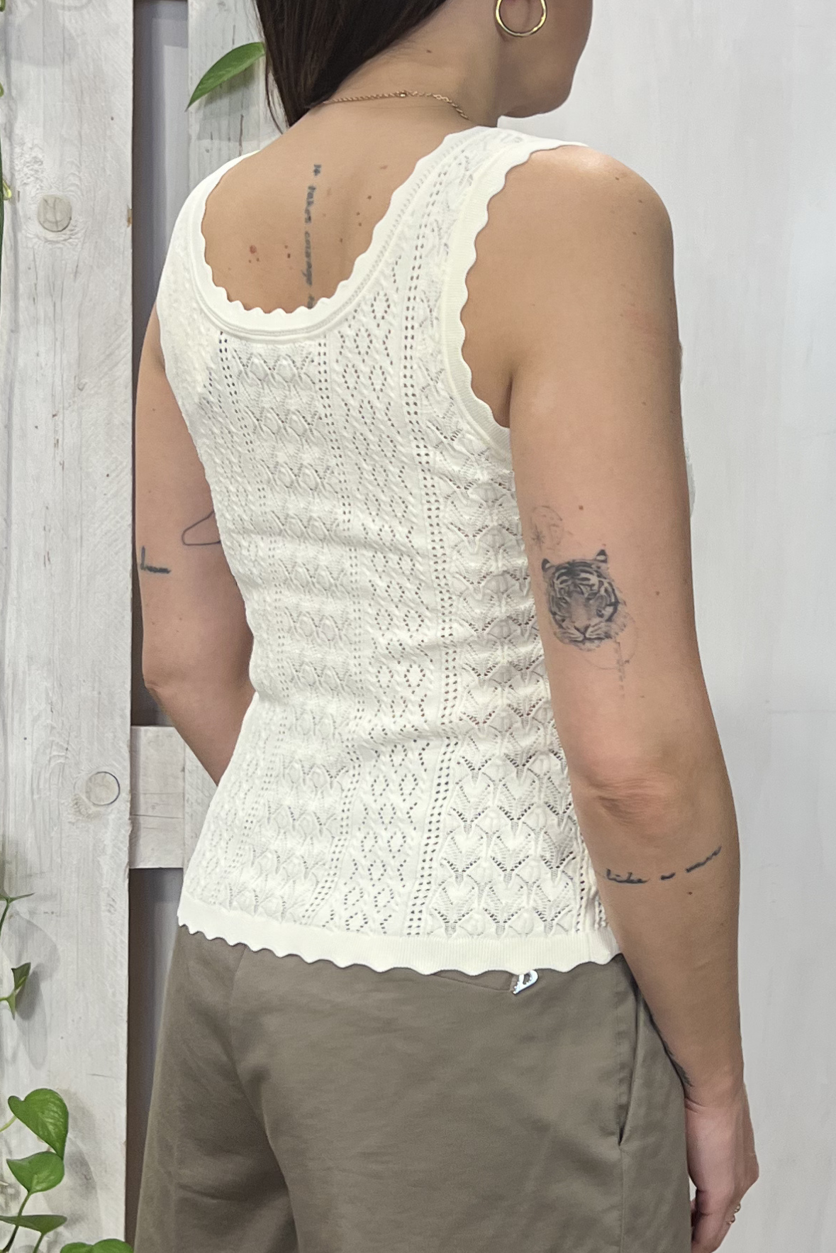 Top in maglia tricot