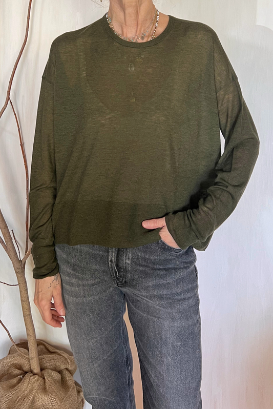 Maglia boxy in lana