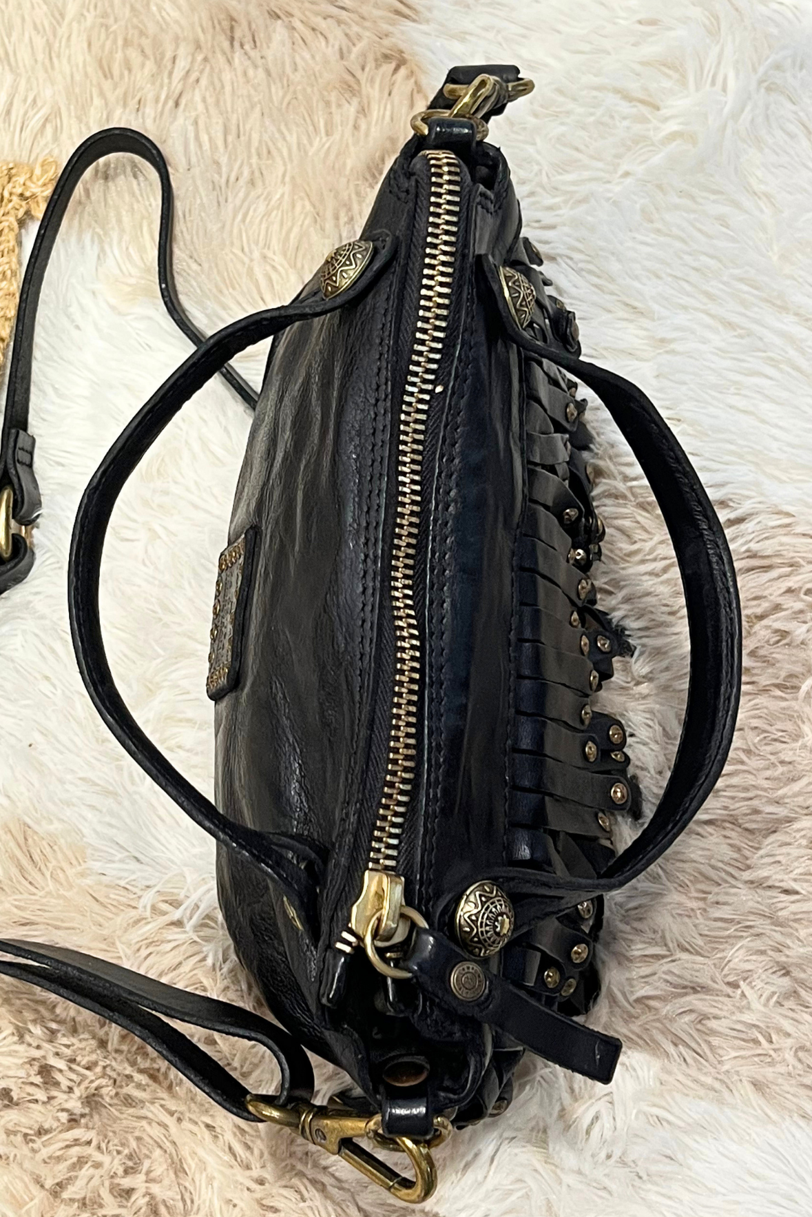 Borsa Melissa con frangine