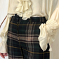 Pantalone palazzo in lana