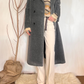 Cappotto in alpaca con cintura
