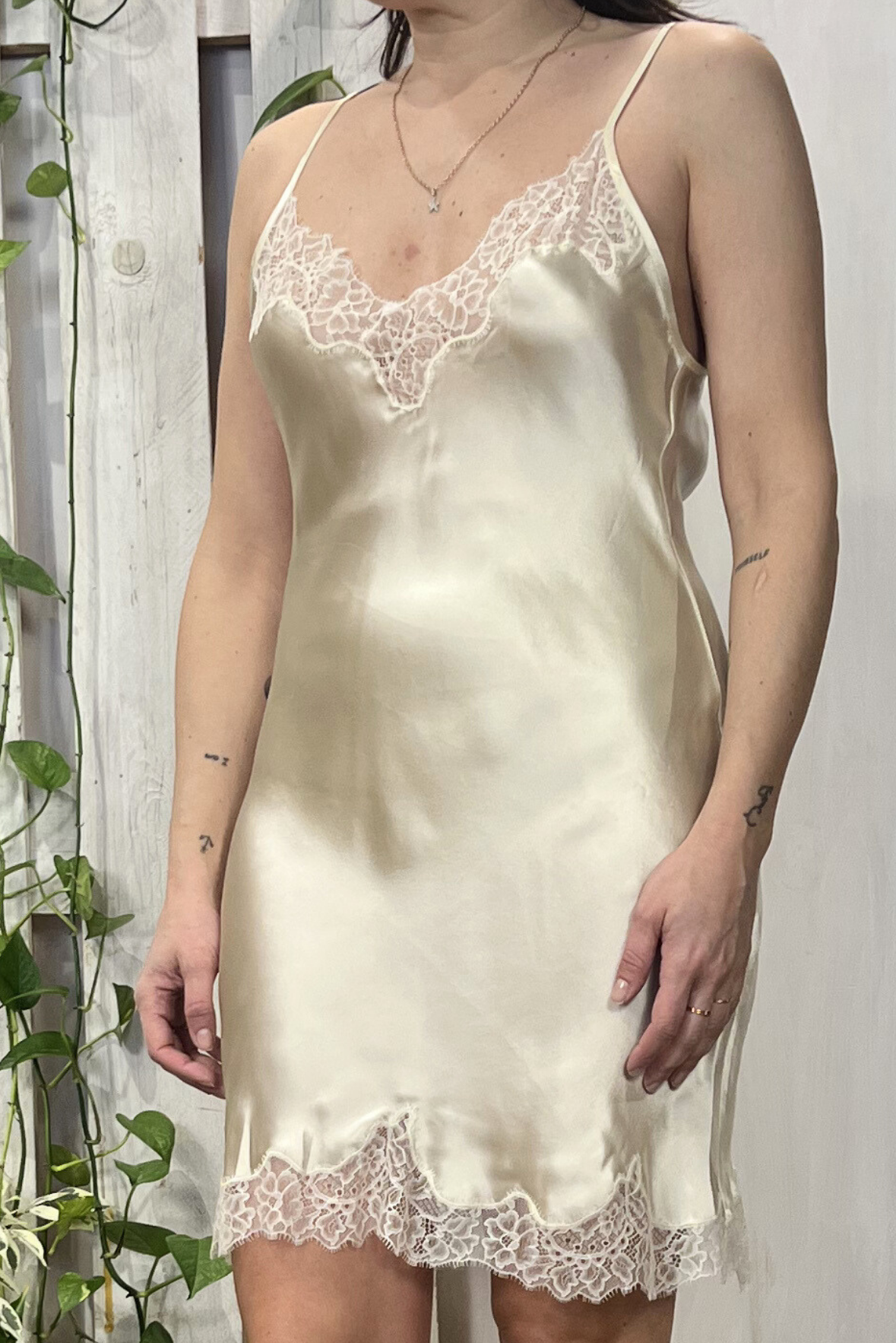 Abito sottoveste in seta