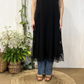 Top in seta con pizzo