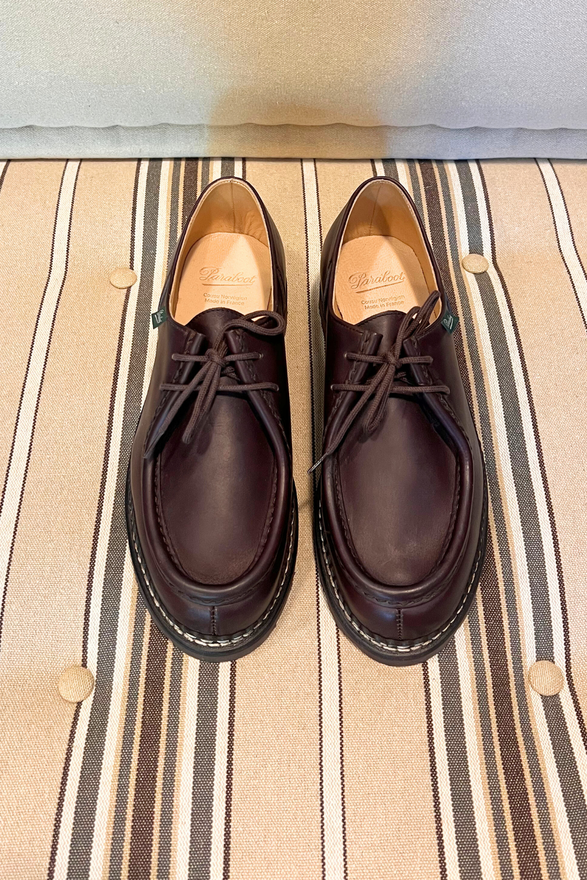 Calzatura Derby in pelle