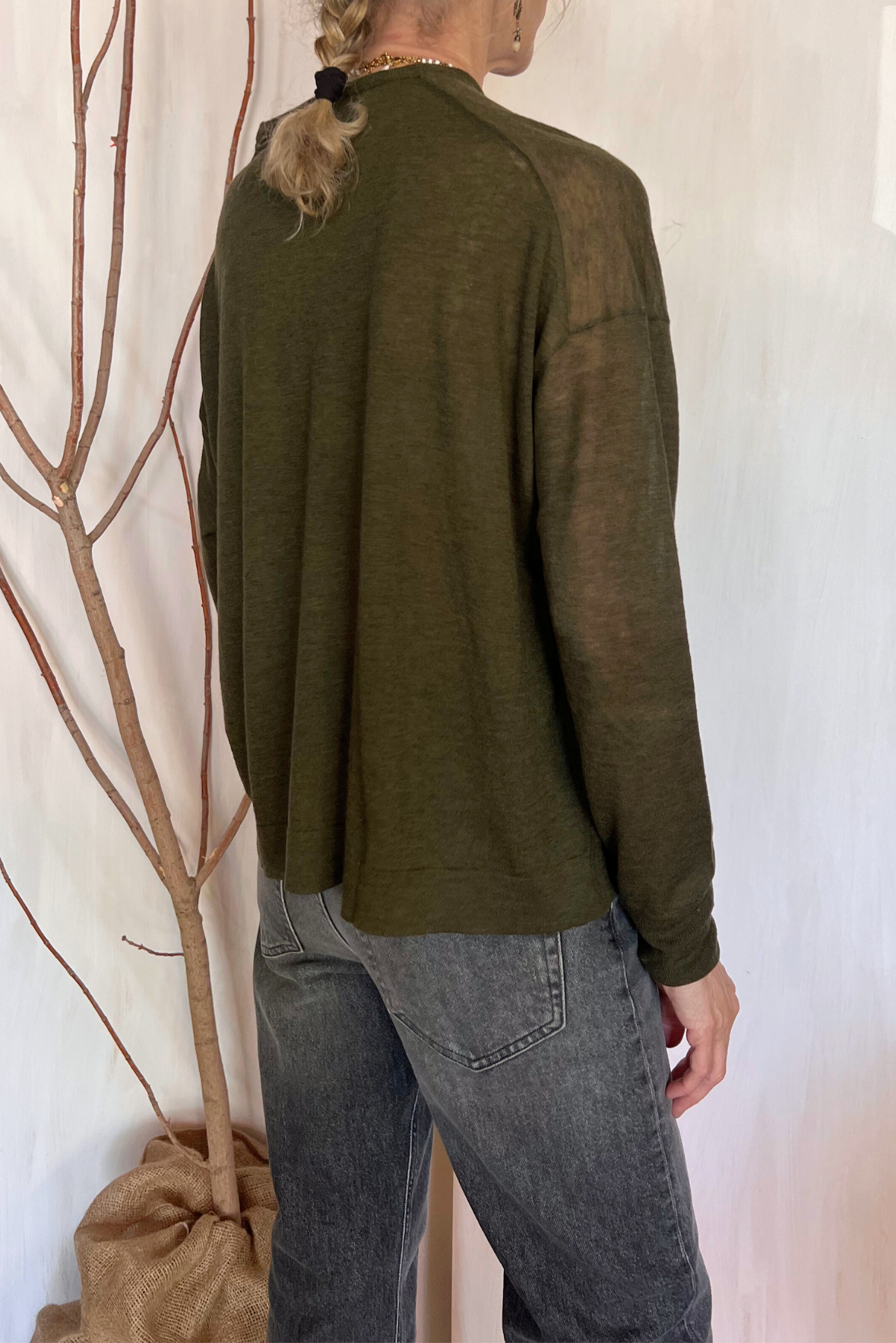 Maglia boxy in lana