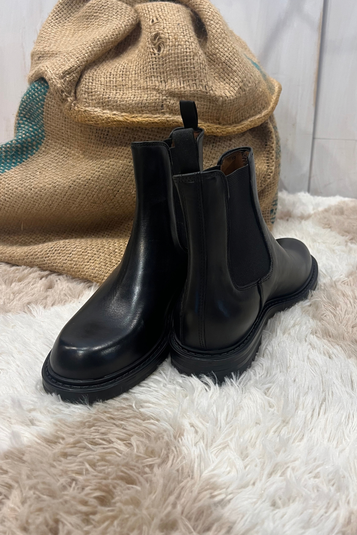 Stivaletto Beatles in pelle