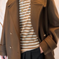 Peacoat a ovetto in lana