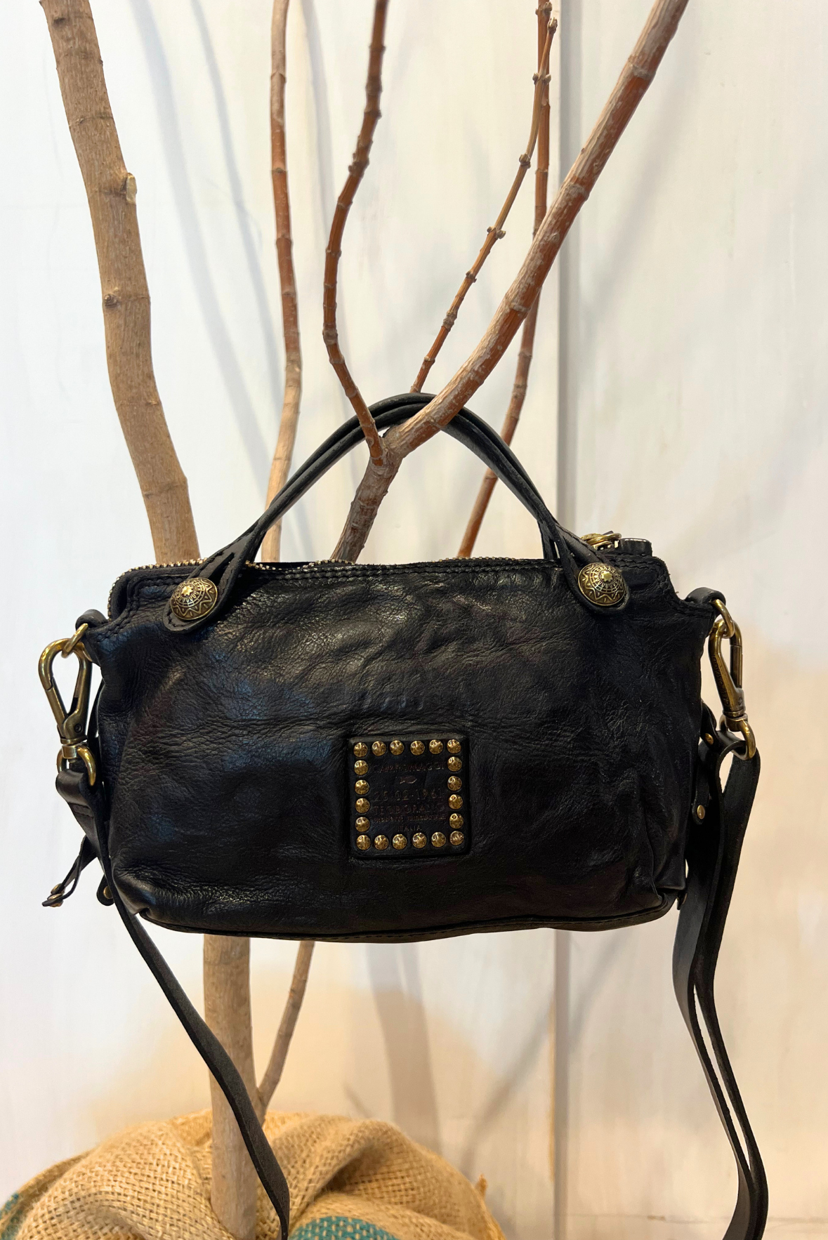 Borsa Melissa con frangine