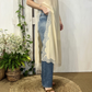 Top in seta con pizzo