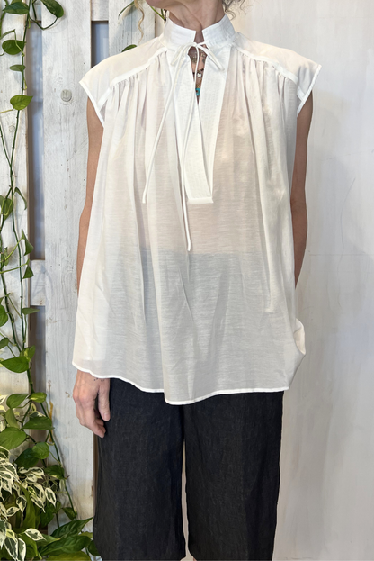 Blusa misto seta