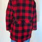 Cappotto Barn in misto lana a quadri