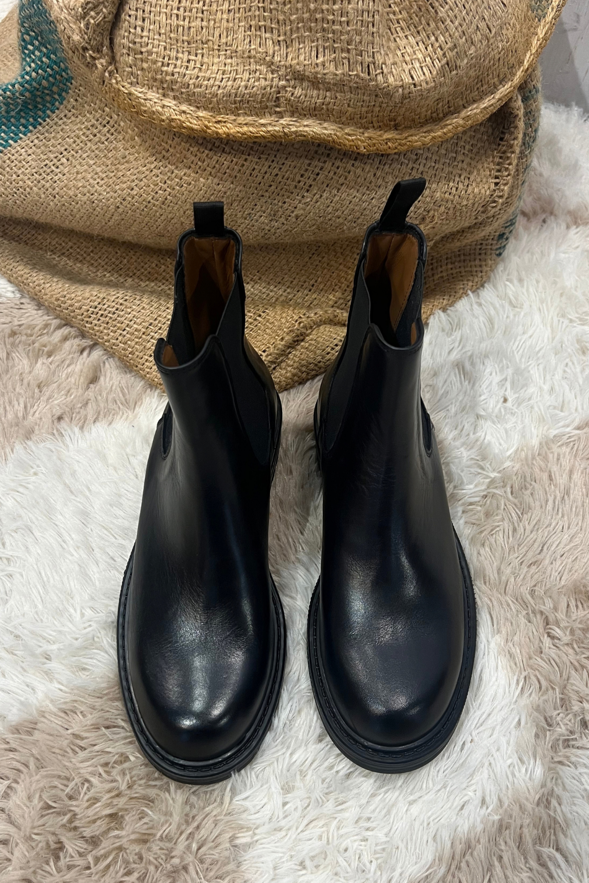 Stivaletto Beatles in pelle