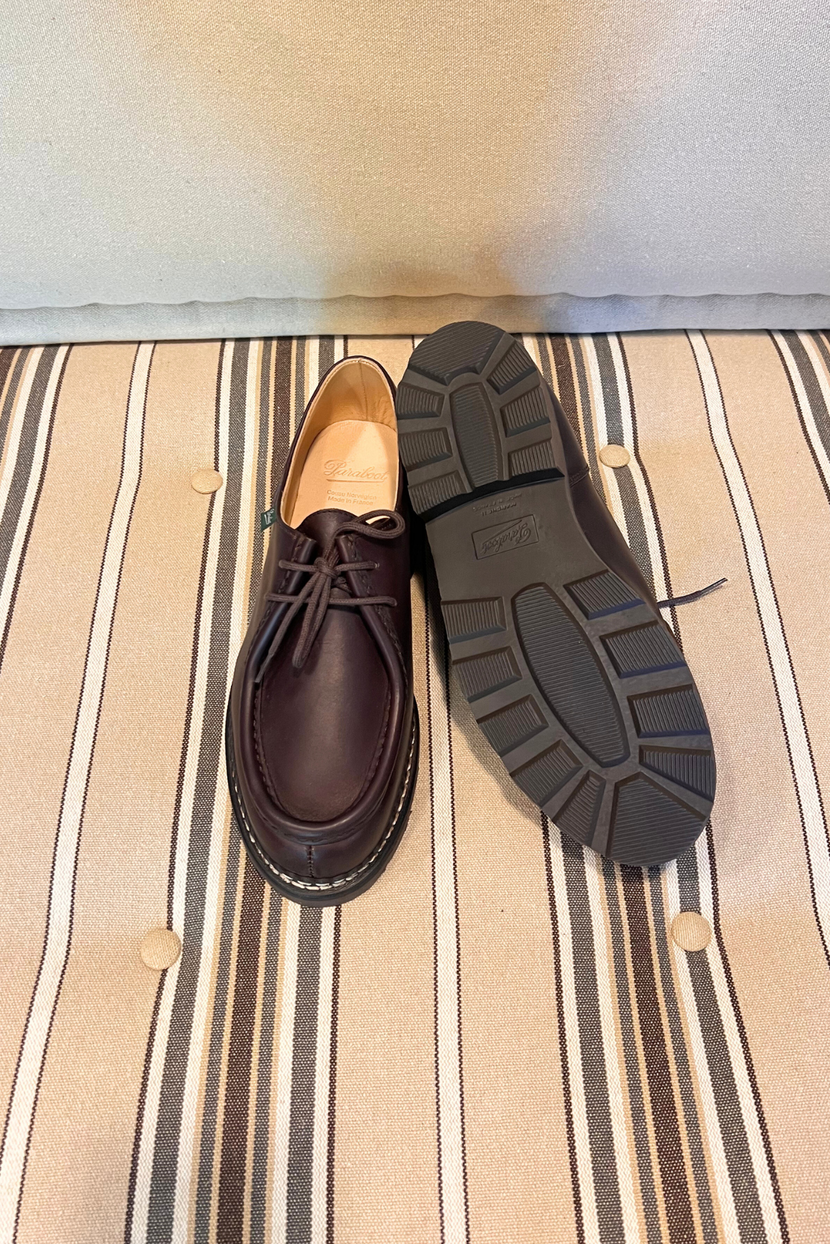 Calzatura Derby in pelle
