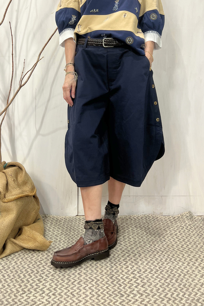 Gonna pantalone con cintura