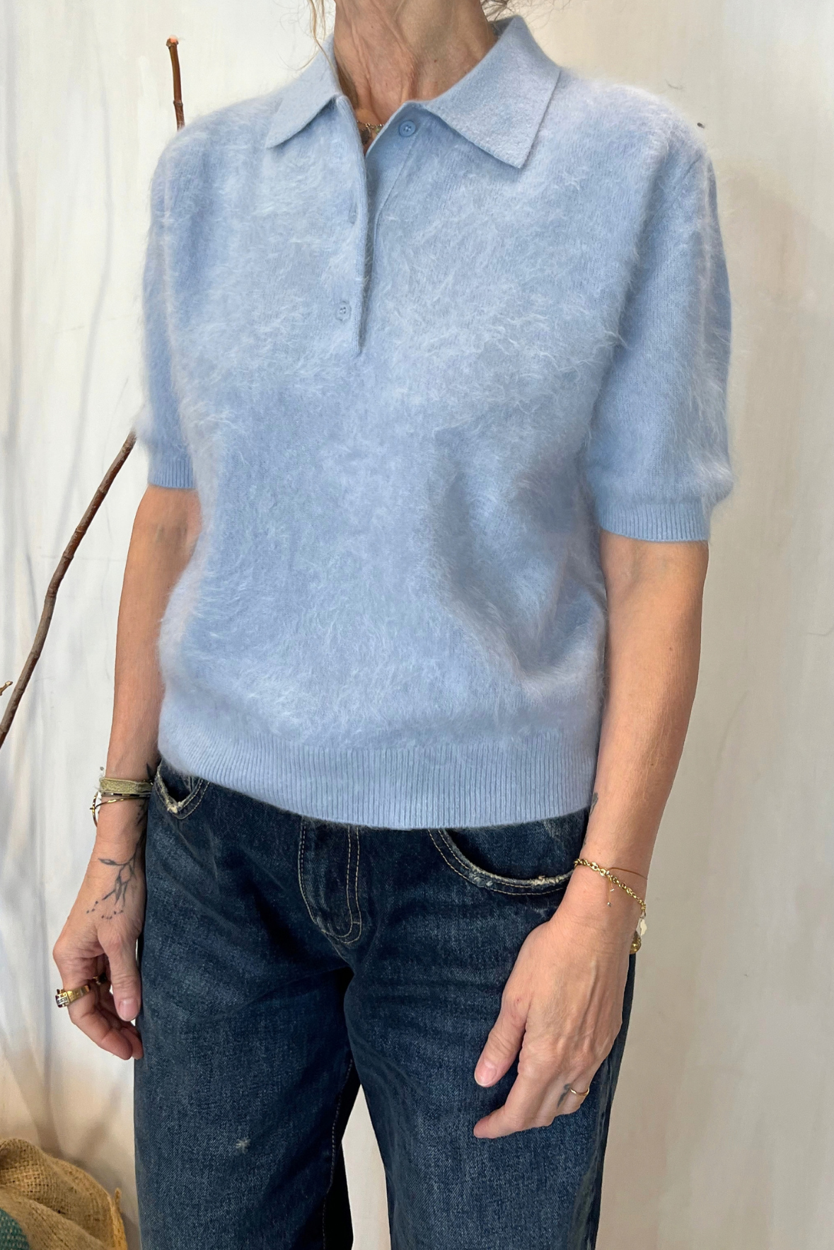 Polo in cashmere