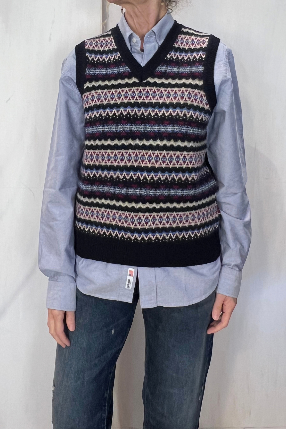 Gilet Soft Shetland Jacquard
