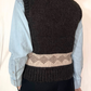 Gilet in maglia con zip