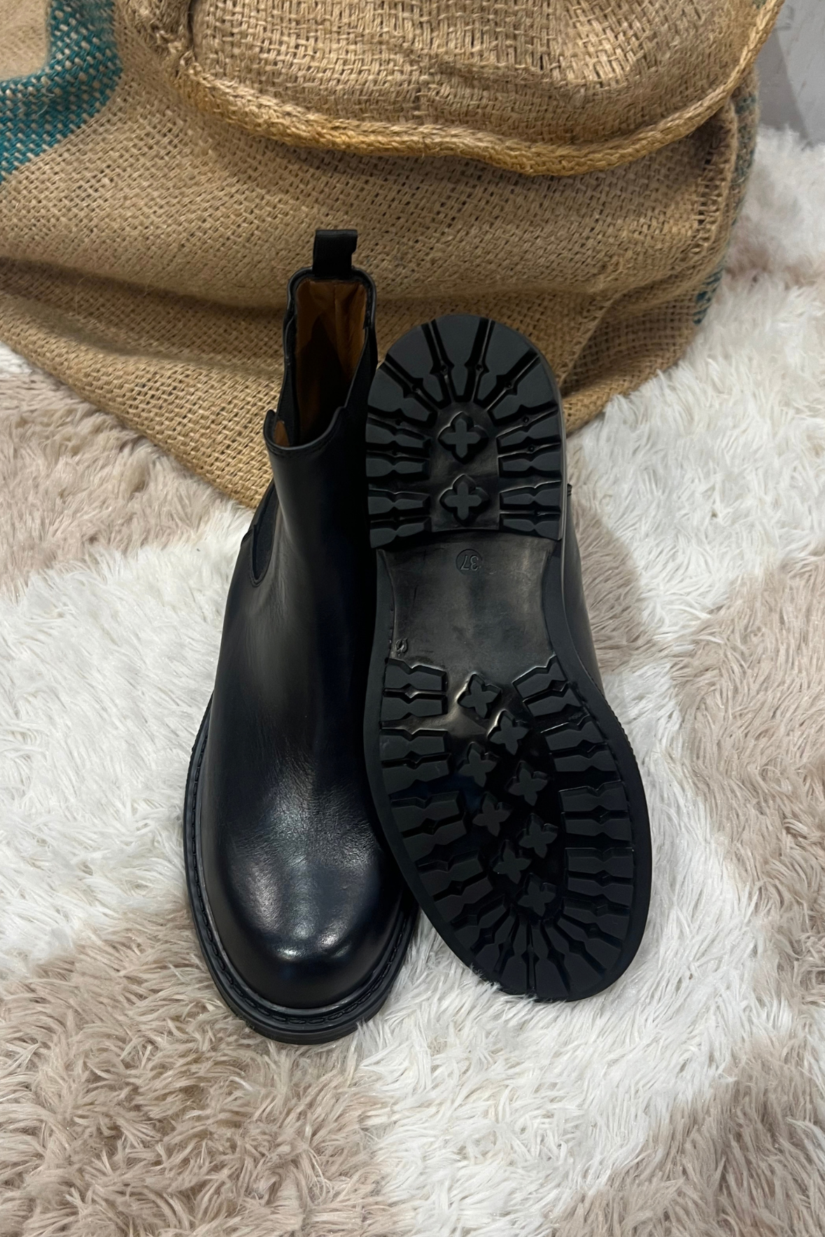 Stivaletto Beatles in pelle