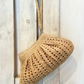 Clutch in rafia