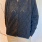 Cardigan over effetto pizzo