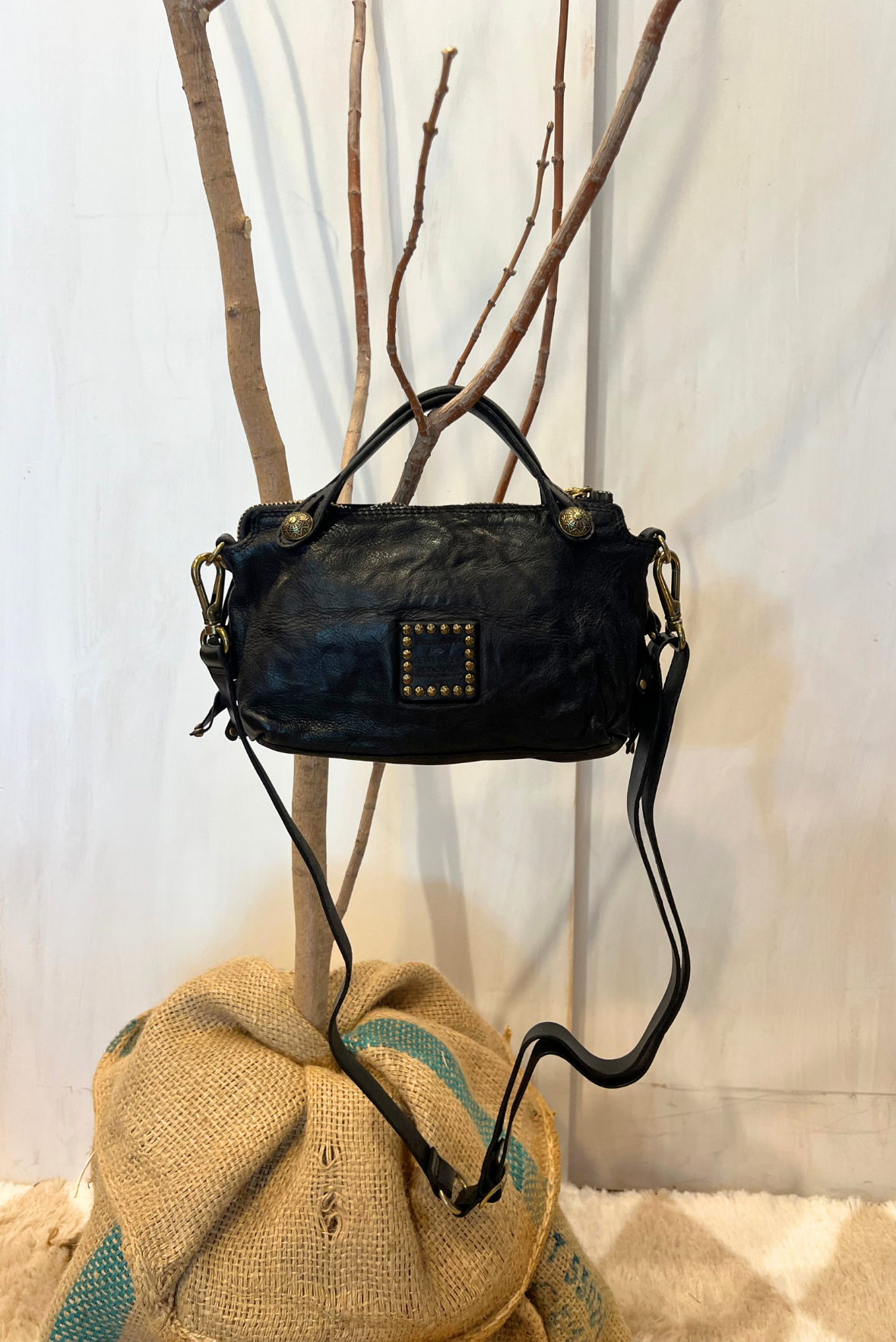 Borsa Melissa con frangine