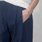 Pantalone a palazzo misto lino
