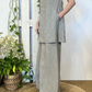 Top in lino con spacchi
