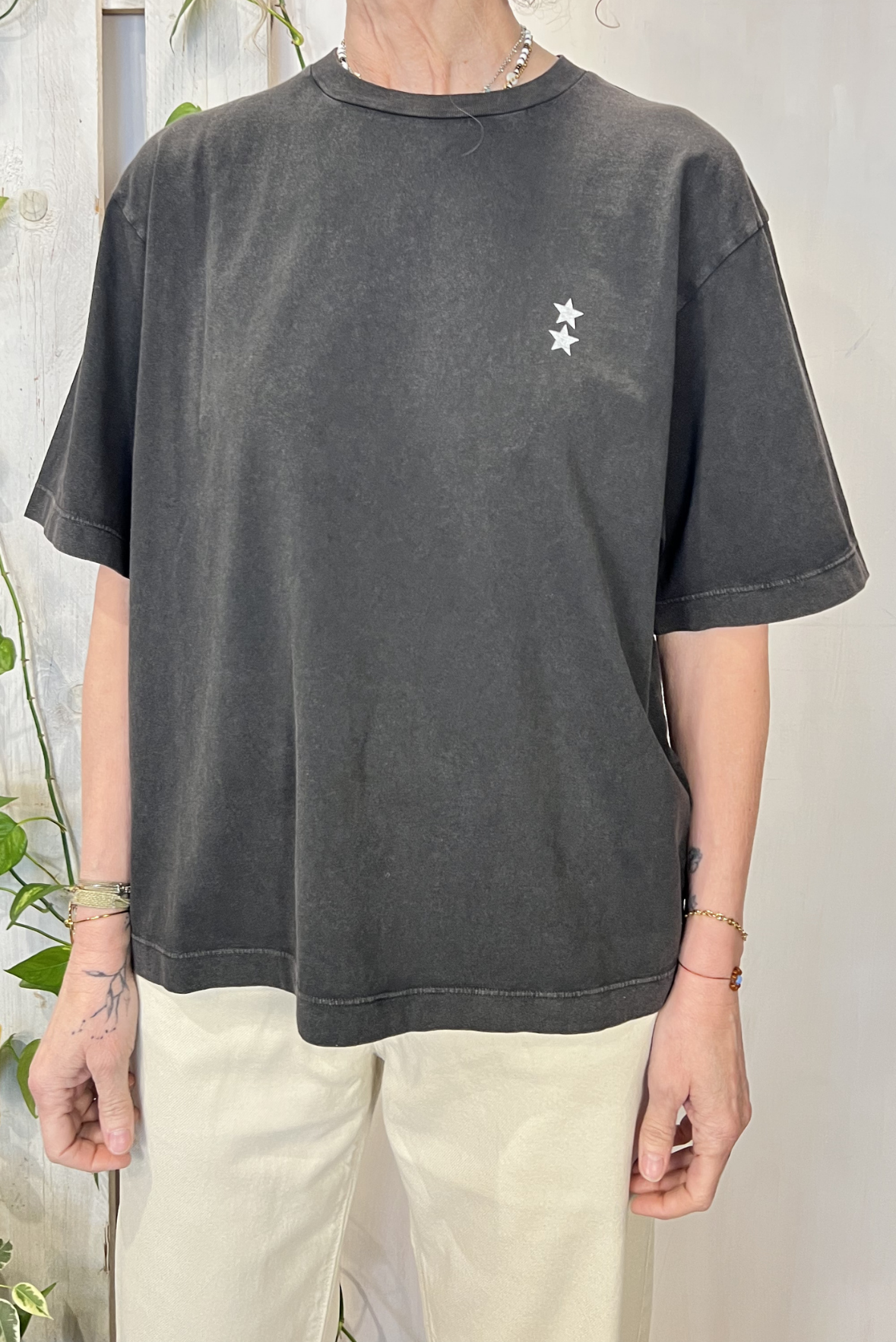 T-shirt con micro stampa