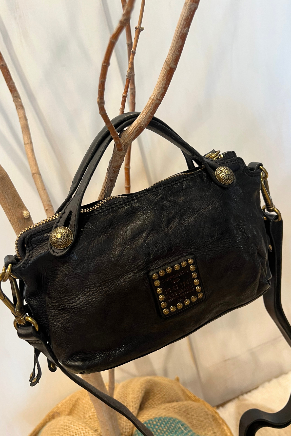 Borsa Melissa con frangine